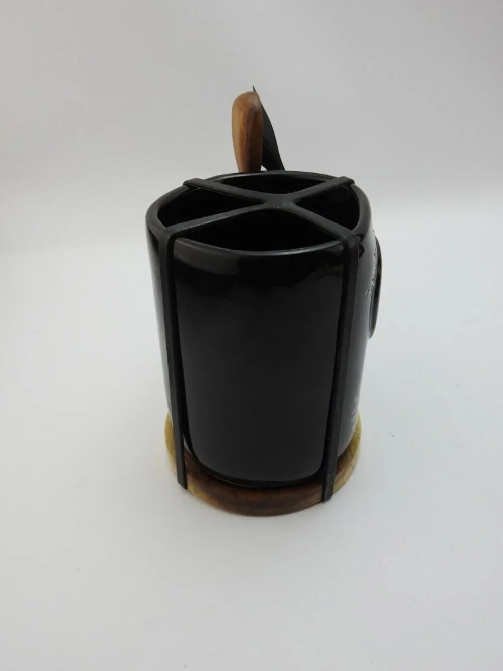 New Rae Dunn I Put A Spell On You Halloween Mug Wood Spoon Coaster Set